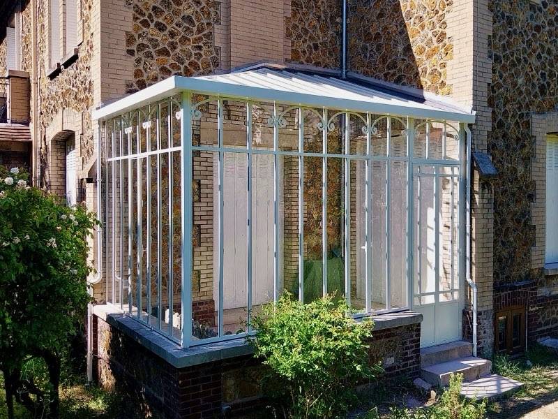 Jardin d'hiver style ancien réalisé sur-mesure par l'entreprise Héranval à Rouen