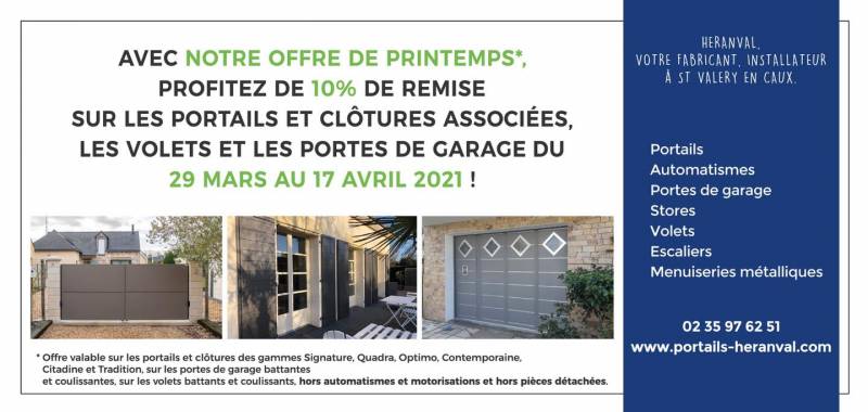 Découvrez nos offres de printemps du 29 mars au 17 avril 2021